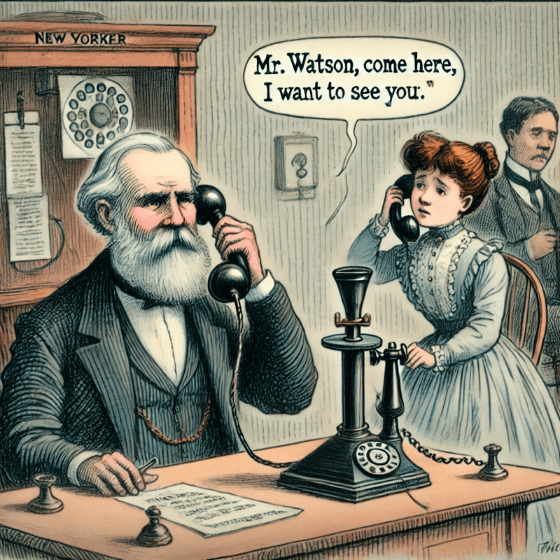 Alexander Graham Bell Makes First Telephone&nbsp;Call